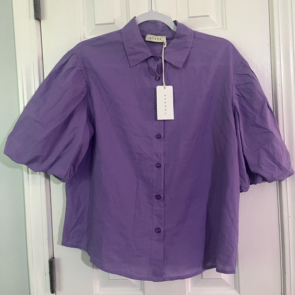 Stark orchard puff sleeve blouse size small - Picture 1 of 4